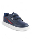 Casual Shoes With Velrco - Navy Blue