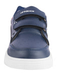 Casual Shoes With Velrco - Navy Blue