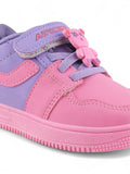 Casual Shoes With Velrco - Pink