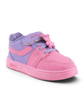 Casual Shoes With Velrco - Pink