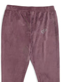 Solid Velvet Leggings - Mauve