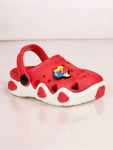 Balloon Applique Anti-Slip Clogs - Red