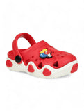 Balloon Applique Anti-Slip Clogs - Red