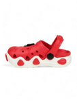 Balloon Applique Anti-Slip Clogs - Red