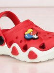 Balloon Applique Anti-Slip Clogs - Red