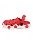 Hot Air Balloon Applique Anti-Slip Clogs - Red