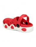 Hot Air Balloon Applique Anti-Slip Clogs - Red