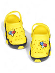 Balloon Applique Anti-Slip Clogs - Yellow