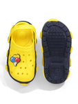 Balloon Applique Anti-Slip Clogs - Yellow