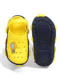 Hot Air Balloon Applique Anti-Slip Clogs - Yellow