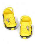 Hot Air Balloon Applique Anti-Slip Clogs - Yellow