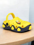 Ice Yellow Applique Anti-Slip Clogs - Yellow