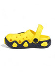 Ice Yellow Applique Anti-Slip Clogs - Yellow