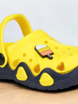 Ice Yellow Applique Anti-Slip Clogs - Yellow