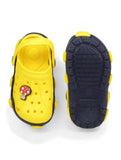 Mushroom Applique Anti-Slip Clogs - Yellow