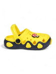 Mushroom Applique Anti-Slip Clogs - Yellow