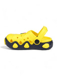 Smily Applique Anti-Slip Clogs - Yellow