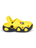 Smily Applique Anti-Slip Clogs - Yellow