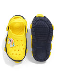 Unicorn Applique Anti-Slip Clogs - Yellow