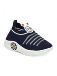 Slip On Musical Chu Chu Shoes - Navy Blue