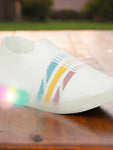 Casual Slip On Shoes With Led Light - White