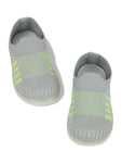 Casual Slip On Shoes With Led Light - Grey