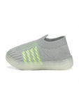 Casual Slip On Shoes With Led Light - Grey