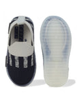 Slip On Casual Shoes With LED Light - Navy Blue