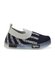 Slip On Casual Shoes With LED Light - Navy Blue