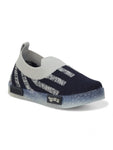 Slip On Casual Shoes With LED Light - Navy Blue