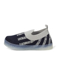 Slip On Casual Shoes With LED Light - Navy Blue