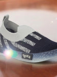 Slip On Casual Shoes With LED Light - Navy Blue