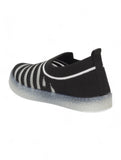 Slip On Casual Shoes With LED Light - Black