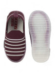 Slip On Casual Shoes With LED Light - Purple