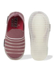 Slip On Casual Shoes With LED Light - Mauve