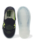 Slip On Casual Shoes With LED Light - Navy Blue