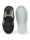 Slip On Casual Shoes With LED Light - Navy Blue