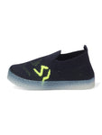 Slip On Casual Shoes With LED Light - Navy Blue