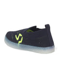 Slip On Casual Shoes With LED Light - Navy Blue