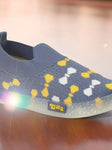 Slip On Casual Shoes With LED Light - Blue