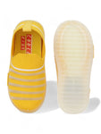 Slip On Casual Shoes With LED Light - Yellow