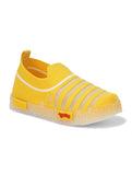 Slip On Casual Shoes With LED Light - Yellow