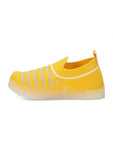 Slip On Casual Shoes With LED Light - Yellow