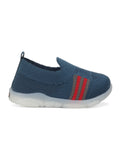 Slip On Casual Shoes With LED Light - Navy Blue