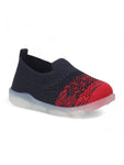 Slip On Casual Shoes With LED Light - Navy Blue