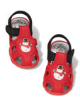 Musical Chu Chu Sandals With Velcro Closing - Red