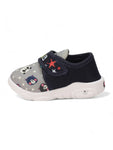 Musical Panda Chu Chu Shoes With Velcro Closing - Grey