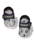 Musical Panda Chu Chu Shoes With Velcro Closing - Grey