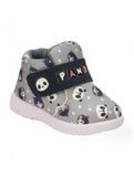 Panda Musical Chu Chu Shoes With Velcro Closing - Grey