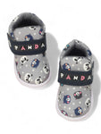 Panda Musical Chu Chu Shoes With Velcro Closing - Grey